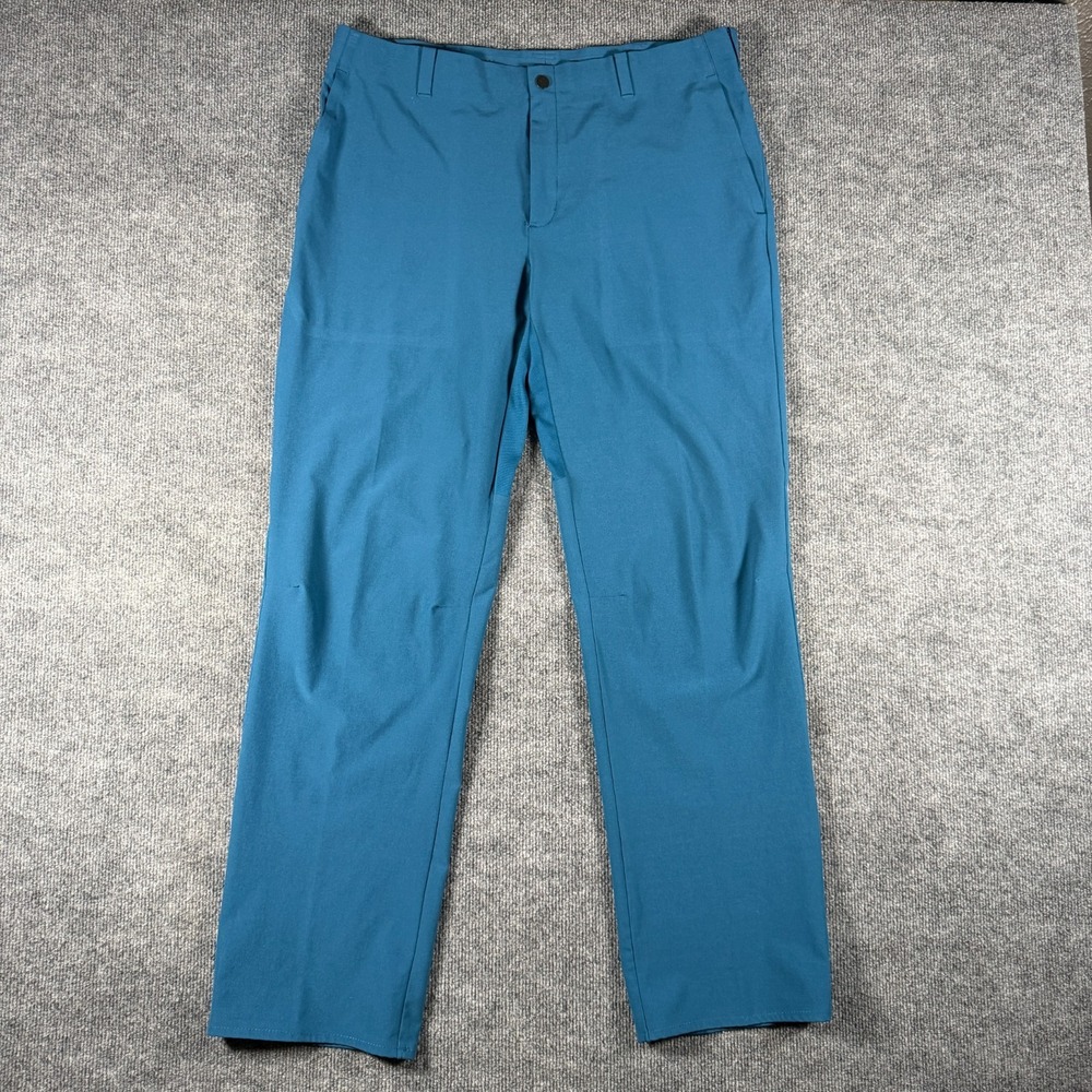 Nike Men's Tiger Woods Collection Pants 36x32 Blue Golf Stretch 585784-010